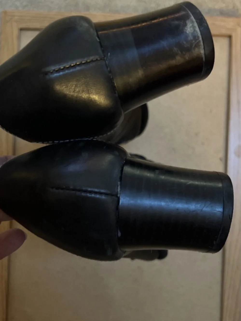 Natural Soul by Naturalizer Falna Black Leather‎ Loafers - Women's Size 7.5W